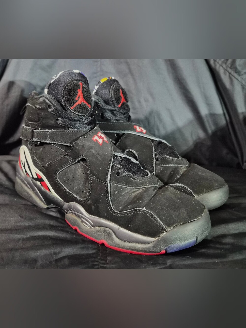 Boys Air Jordan 8 (2013) Retro GS "Playoff" (305368-061) Sz. 5.5Y
